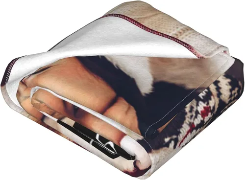 Vista 4 de Manta personalizada con fotos, texto, manta personalizada de franela para regalos de cumpleaños de adultos y niños, bodas, Navidad, Halloween, Día