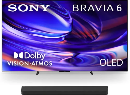 Vista 27 de Sony 65 pulgadas BRAVIA 6 OLED 4K HDR Smart Google TV con Gemini (K-65A60)