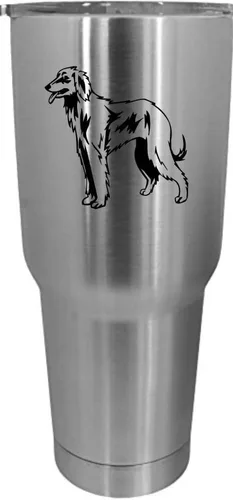Vista 278 de Cairn Terrier - Vaso grabado con temática de perro, 30 onzas