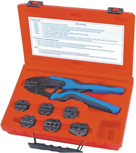 Vista 2 de S&G Tool Aid 18960 Juego de engastes para terminales de trinquete de cambio rápido
