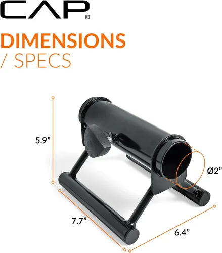 Vista 4 de Accesorios para máquina de ejercicio CAP Barbell, Negro
