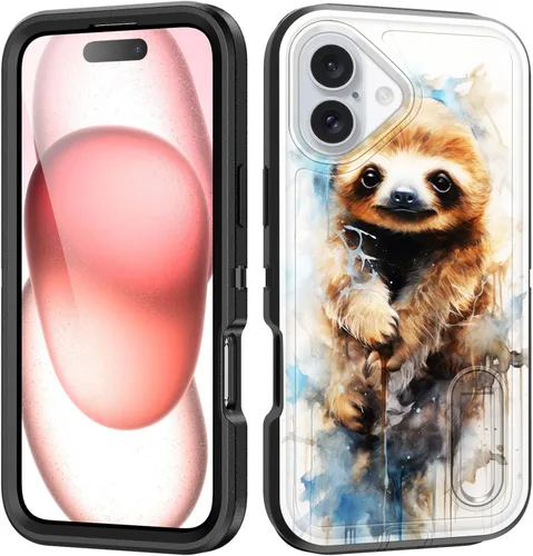 Vista 163 de Funda para iPhone Air con soporte integrado, a prueba de golpes, polvo y caídas, 3 capas, grado militar, funda protectora para iPhone Air de 6.5