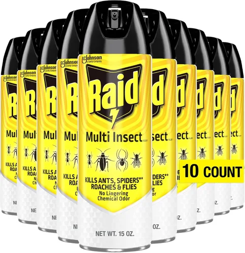 Vista 15 de Raid Asesino de insectos múltiples, brisa de naranja, 15 onzas (paquete de 4)