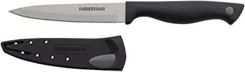 Vista 23 de Farberware 5158146 EdgeKeeper - Cuchillo utilitario, 4.5 pulgadas, color negro