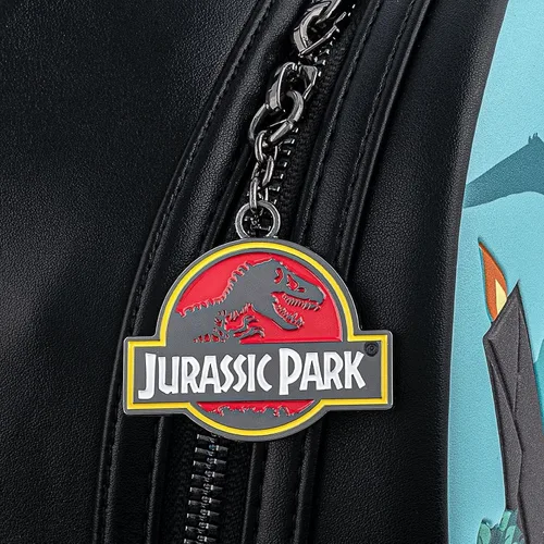 Vista 6 de Loungefly POP Jurassic Park Gates - Bolso de hombro con doble correa para mujer Multi