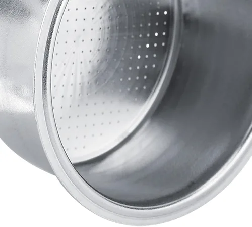 Vista 9 de Tiiyee Filtro de café de acero inoxidable, portafiltro de café expreso, taza de cesta, filtro poroso no presurizado, filtro poroso, accesorios