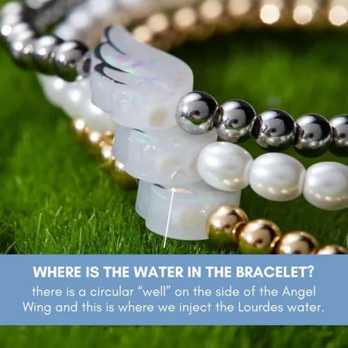 Vista 5 de Pulsera Elástica Holy Water Para Mujeres