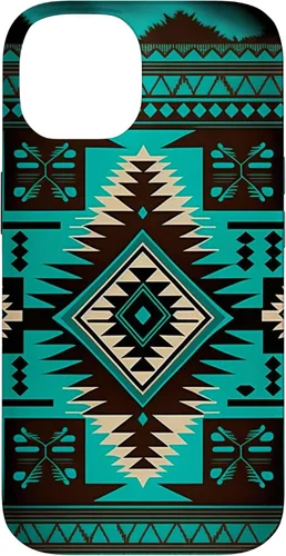 Vista 4 de South West Turquoise Native American Aztec Pattern Case for iPhone 17