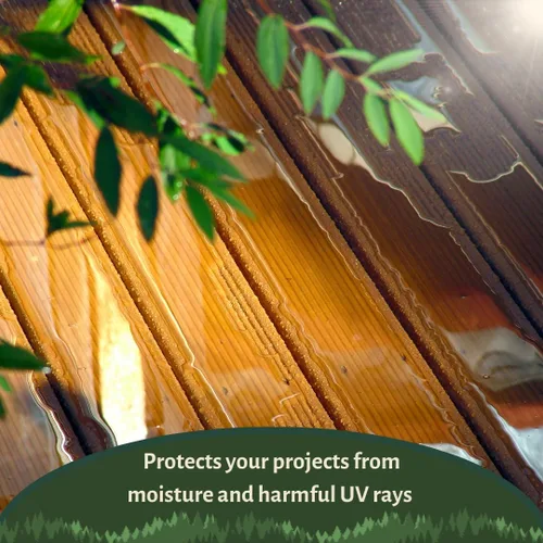 Vista 3 de Vermont Natural Coatings PolyWhey - Tinte penetrante exterior - Cedro dorado - Galón