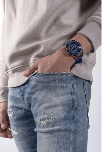 Vista 5 de GUESS Reloj de cuarzo de acero inoxidable para hombre