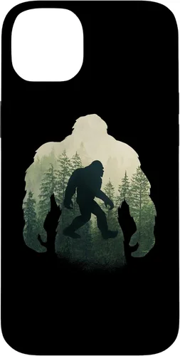 Vista 15 de Sasquatch Yeti Figure Nature Double Exposure Bigfoot Case for iPhone 17