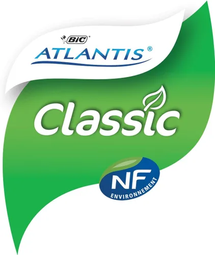 Vista 10 de BIC Atlantis Clic - Bolígrafo (0.039 in, 12 unidades), color negro