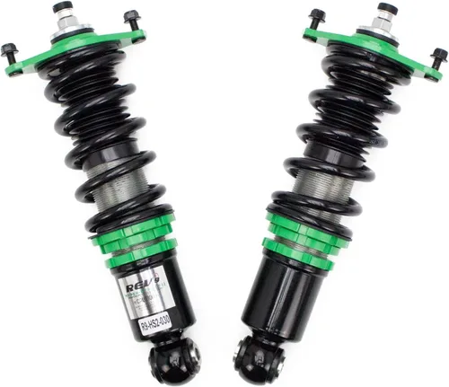 Vista 4 de Rev9 R9-HS2-030_1 Hyper-Street II Kit de bajada de suspensión de coilover de amortiguador, amortiguador monotubo con ajuste de rebote de 32 clics
