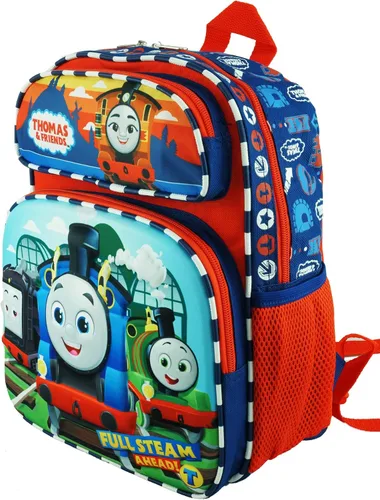 Vista 5 de Ruz Thomas and Friends 3-D EVA Moldeada Mochila de 12 pulgadas, Azul, Mochila 3D