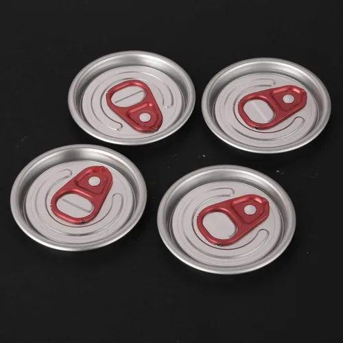 Vista 4 de Aislor Fundas para tapas de latas, cubierta protectora de anillo para latas de soda, cubierta protectora para latas de bebidas, color rojo, 20