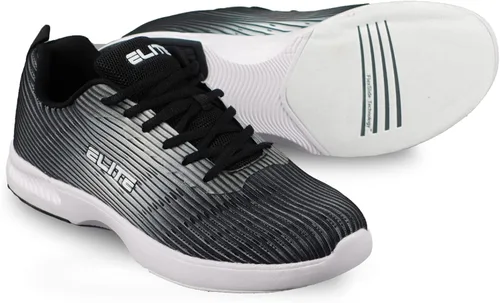 Vista 2 de ELITE Men's Wave Athletic Bowling Shoes with Universal Slide Soles On Both