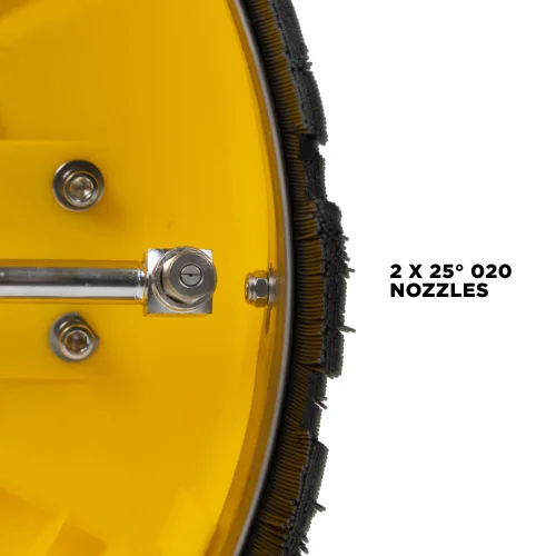 Vista 4 de BE Power Equipment Limpiador de superficies de hidrolavadora comercial Whirl-A-Way de 20