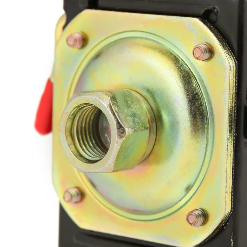 Vista 9 de Control del interruptor de presión del compresor de aire 95-125 PSI 20A 220V, válvula de interruptor de control de presión de aire de servicio