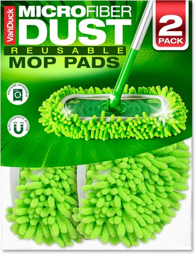 Vista 10 de VanDuck - Almohadillas reutilizables 100% algodón para barredora Swiffer (2 unidades)