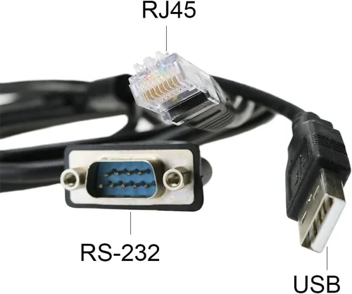Vista 4 de Cable de programación del PLC compatible con AB 1747 UIC, USB al convertidor de interfaz DH485 RS485 RS232