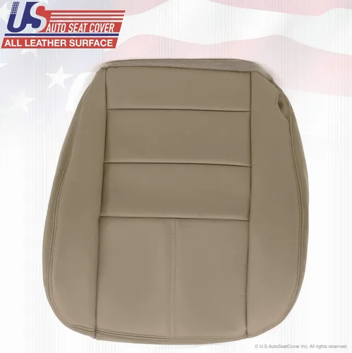 Vista 3 de 2008 2009 2010 para Ford F550 Lariat Driver parte inferior de cuero de repuesto cubierta de asiento marrón