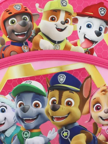 Vista 7 de Nickelodeon Paw Patrol Pups - Mochila escolar de 16 pulgadas para niños y niñas, Rosado, Viajar