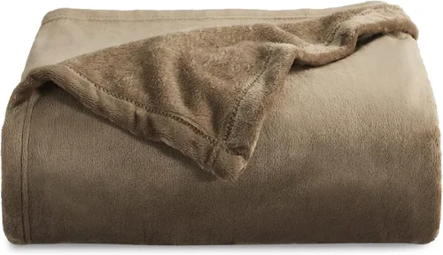 Vista 47 de Bedsure GentleSoft Bedding Manta de Vellón para Niñas y Niños - Mantas Pequeñas Suaves, Acogedoras y Bonitas para Viajes, 43x55 Pulgadas, Blanco