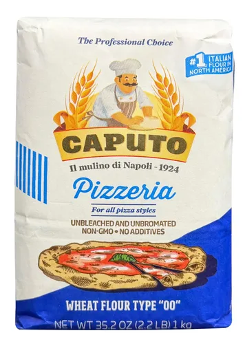Vista 3 de Mulino Caputo 00 Pizzeria Harina - Bolsa de 1 kilo (paquete de 4)