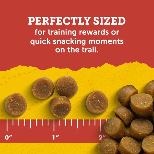 Vista 2 de Zuke's Mini Naturals Premios para entrenamiento de perros, suaves y masticables, con receta de pollo