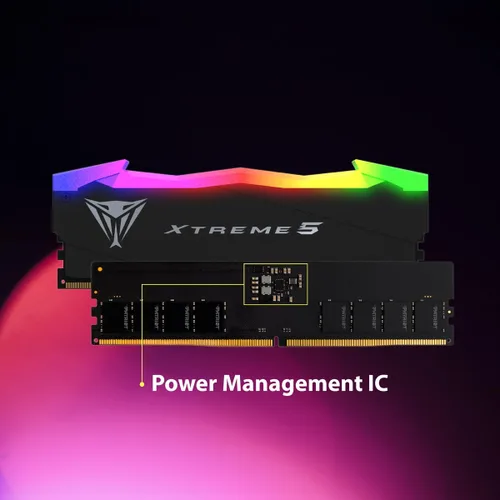 Vista 4 de Patriot Viper Xtreme 5 RGB DDR5 RAM 32GB (2X16GB) 7600MHz CL36 RGB Memoria
