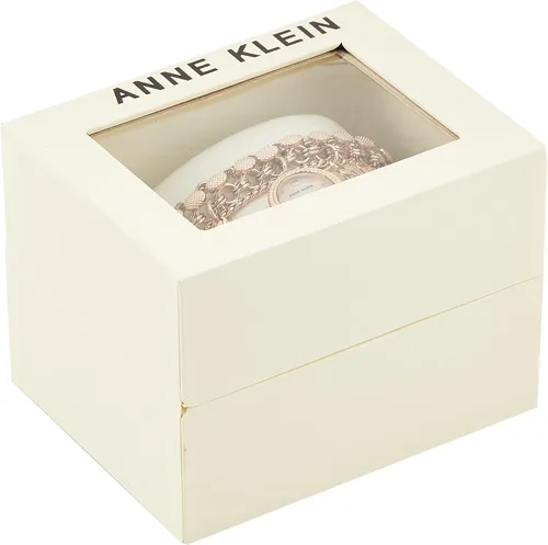 Vista 11 de Anne Klein Reloj de pulsera con dije acentuado de cristal prémium para mujer