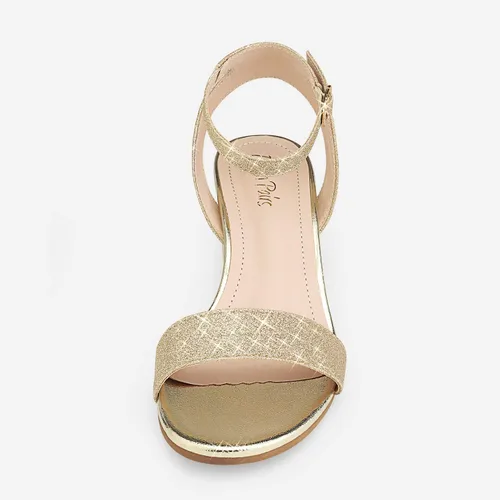 Vista 4 de DREAM PAIRS - Sandalias de tacón grueso y bajo para mujer, con correa al tobillo y puntera abierta, sandalias elegantes para fiestas