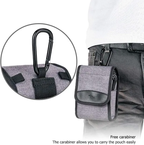 Vista 5 de Funda para cámara + 2 correas de mano para muñeca: estuche compacto para cámara con 2 correas de cuero para muñeca