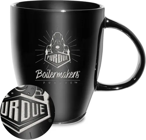 Vista 18 de Rico Industries - Taza de lustre cerámico con grabado láser de la NCAA de 18oz - Café-Té