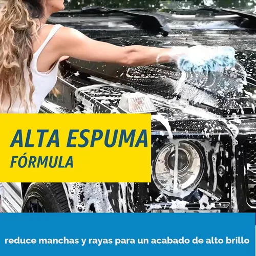 Vista 8 de Espuma para lavado de autos Rain-X 620191 - 100 onzas líquidas. Fórmula concentrada de alta espuma para una mayor acción de limpieza, que levanta