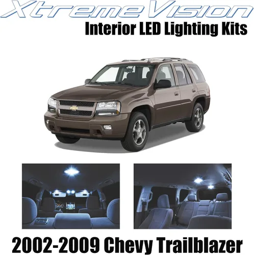 Vista 10 de XtremeVision LED interior para Chevy Trailblazer 2002-2009 (16 piezas) kit de LED interior azul + herramienta de instalación