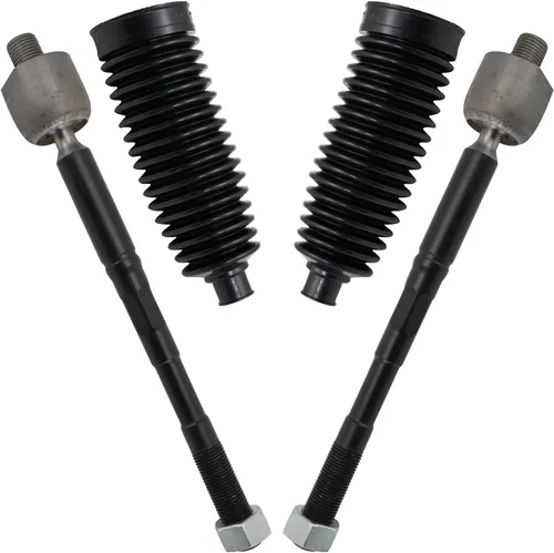 Vista 287 de TRQ Kit de dirección delantera con barra de acoplamiento de fuelle de piñón y cremallera compatible con Toyota Echo 2000-2005