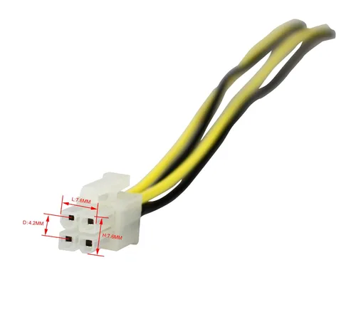 Vista 2 de Conector de entrada de alto nivel para altavoz de 4 pines compatible con amplificador Alpine MRV MRP V12 V-Power Flex
