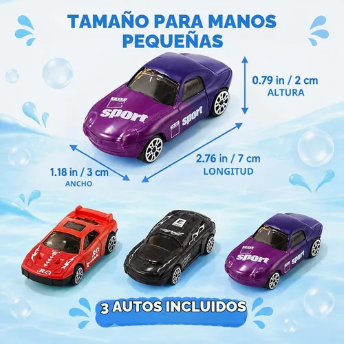 Vista 2 de Juego de 3 bolsas de regalo para niños de 4 a 8 años que cambian Relleno de calcetines, regalos para niños, niños, nietos, pista de carreras