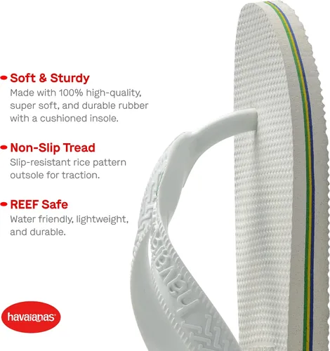 Vista 2 de Havaianas Mens Brazil Flip Flop Sandal