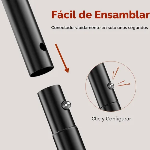 Vista 7 de Perchero con ruedas – Perchero de doble barra con ruedas bloqueables, estante de almacenamiento de malla y remates de madera antideslizantes