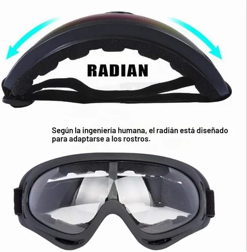 Vista 3 de LJDJ Motorcycle Goggles 2 Pack Dirt Bike with Neck Breathable Bandana Mask