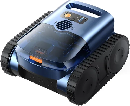 Vista 9 de Limpiador robótico inalámbrico para piscinas, aspiradora robótica automática para piscinas enterradas, limpieza de robot de piscina de spa de hasta