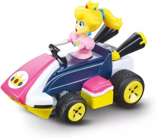 Vista 11 de Carrera RC Nintendo Mario Kart Mini coche de juguete de control remoto coleccionable de 2.4 GHz - Luigi Official Licensed Mario Miniature