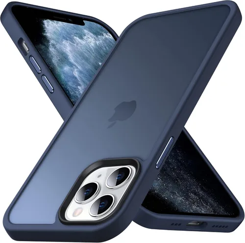 Vista 71 de Anqrp Funda diseñada para iPhone 11 azul [compatible con carga inalámbrica], [tacto sedoso] Funda delgada de silicona suave antiarañazos para iPhone