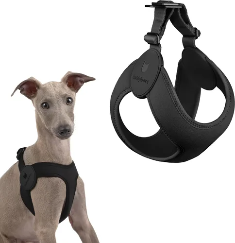 Vista 11 de Arnés para perro ultra cómodo ajustable, chaleco suave para perro, cierre de hebilla de aleación, arnés elástico ligero para cachorros, para perros