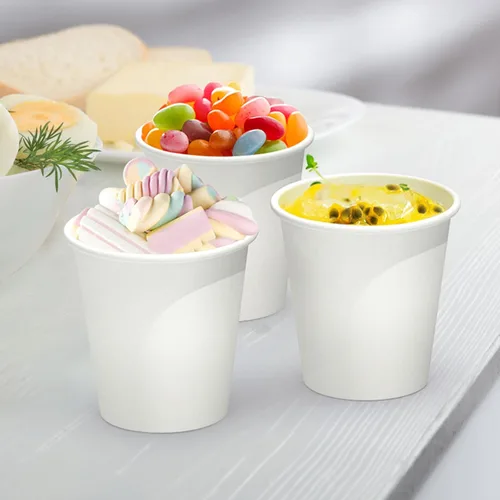 Vista 7 de Dealusy 200 tazas de café desechables de 3 onzas, tazas de enjuague bucal para baño, sin fugas, aptas para alimentos, mini taza de papel pequeña