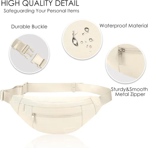 Vista 4 de Cangurera pequeña Aprocot Cross Body Bag Fashion Shoulder para mujer Albaricoque