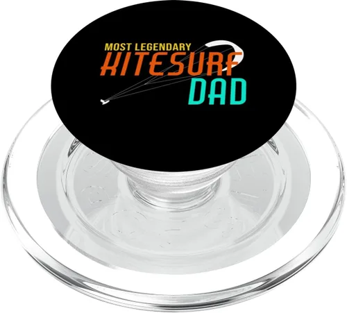 Vista 7 de Kitesurf Dad Kitesurfing Kitesurfer Kiteboarding Graphic PopSockets Standard PopGrip