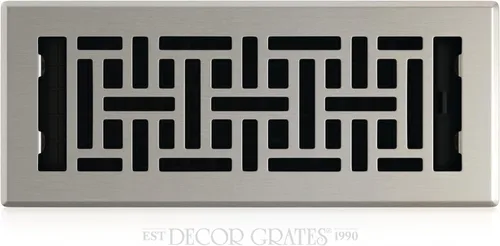 Vista 34 de Decor Grates Registro de suelo oriental AJH212-RB, 2 x 12 pulgadas, acabado de bronce frotado